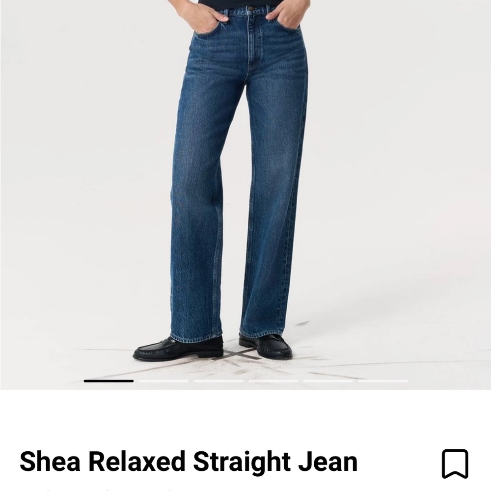 rag & bone High Rise Blue Jeans - Picture 2 of 9